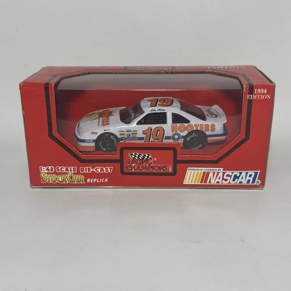 1994 Racing Editions 1/43 Diecast #19 Loy Allen Hooters Ford Thunderbird NIB LE